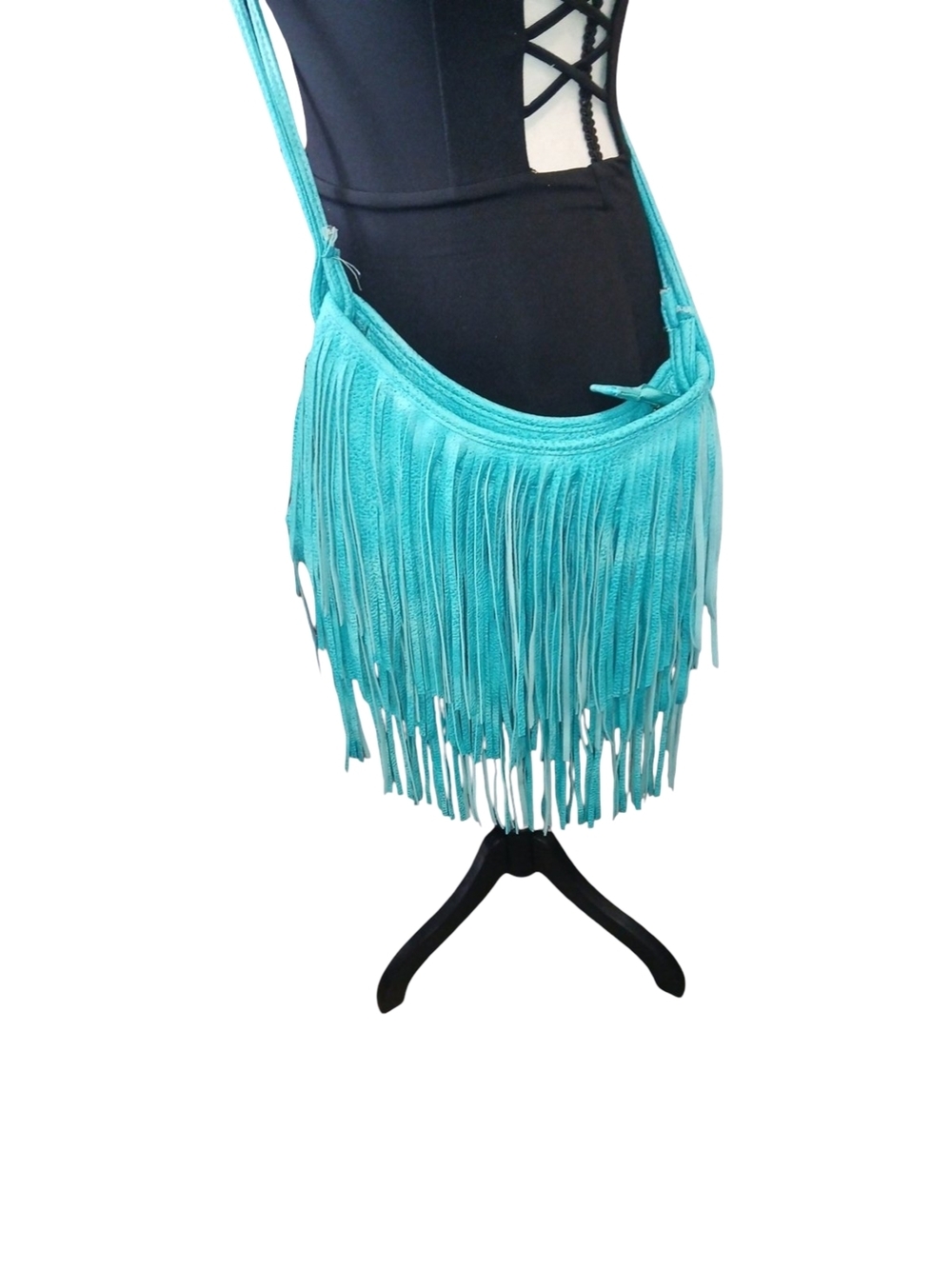 Turquoise Fringe Crossbody Purse - Women Bags